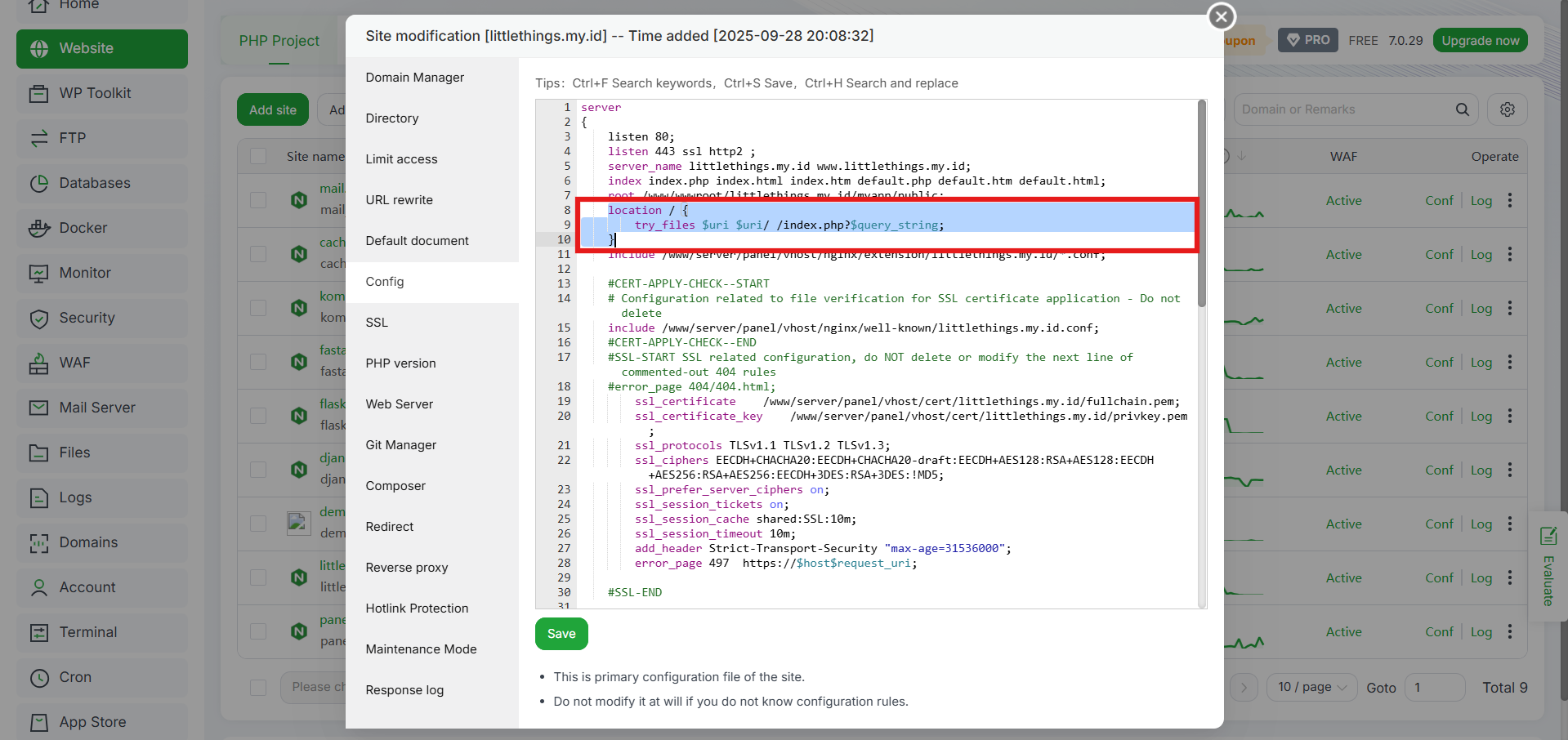 Tutorial Cara Instal Laravel di aaPanel, Pemula Wajib Tahu! 13 Tutorial Cara Instal Laravel di aaPanel, Pemula Wajib Tahu! 12