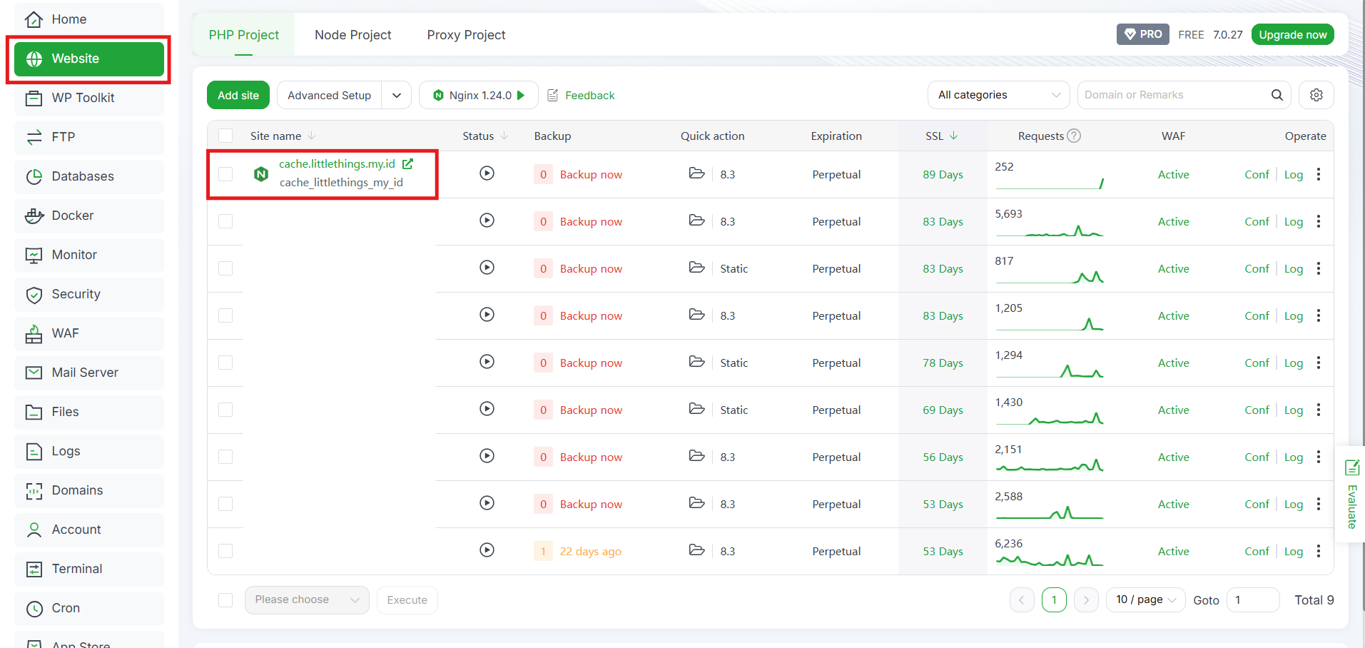 Cara Mengatur Cache Control & Browser Caching di aaPanel 3 Cara Mengatur Cache Control & Browser Caching di aaPanel 2
