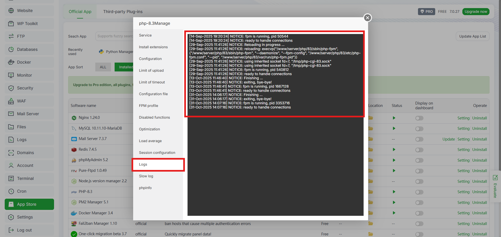 5 Cara Mudah Membaca dan Analisis Error Log PHP di aaPanel 5 5 Cara Mudah Membaca dan Analisis Error Log PHP di aaPanel 4