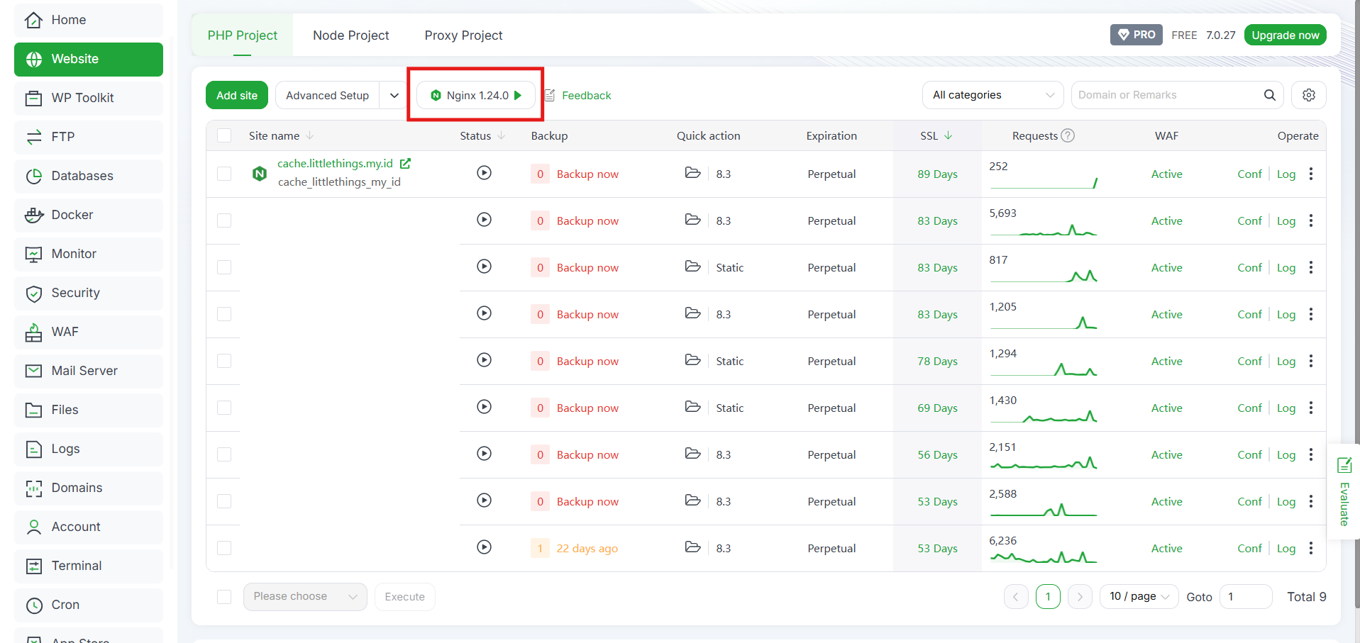 Cara Mengatur Cache Control & Browser Caching di aaPanel 6 Cara Mengatur Cache Control & Browser Caching di aaPanel 5