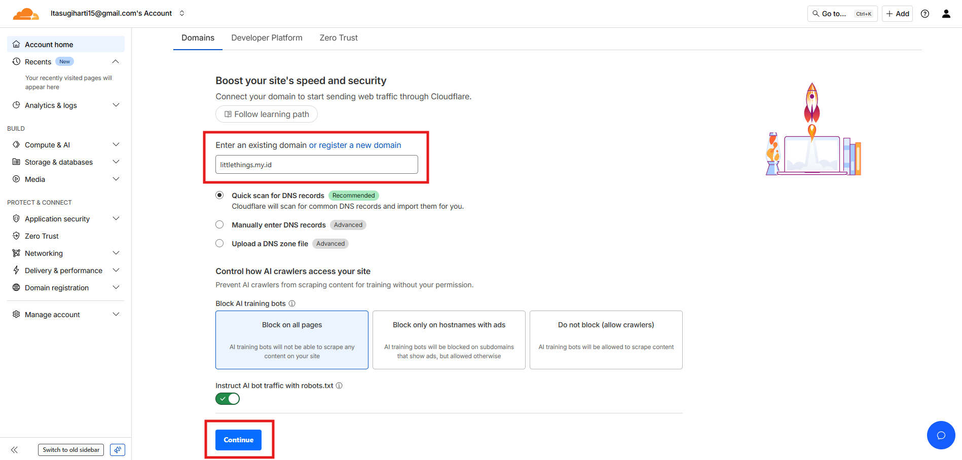 Cara Mengaktifkan Cloudflare CDN di aaPanel untuk Website 3 Cara Mengaktifkan Cloudflare CDN di aaPanel untuk Website 2