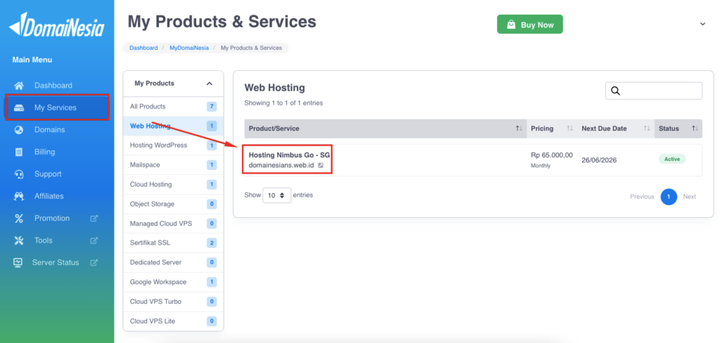 Cara Aktivasi Speed Booster di Hosting DomaiNesia 3 aktivasi speed booster