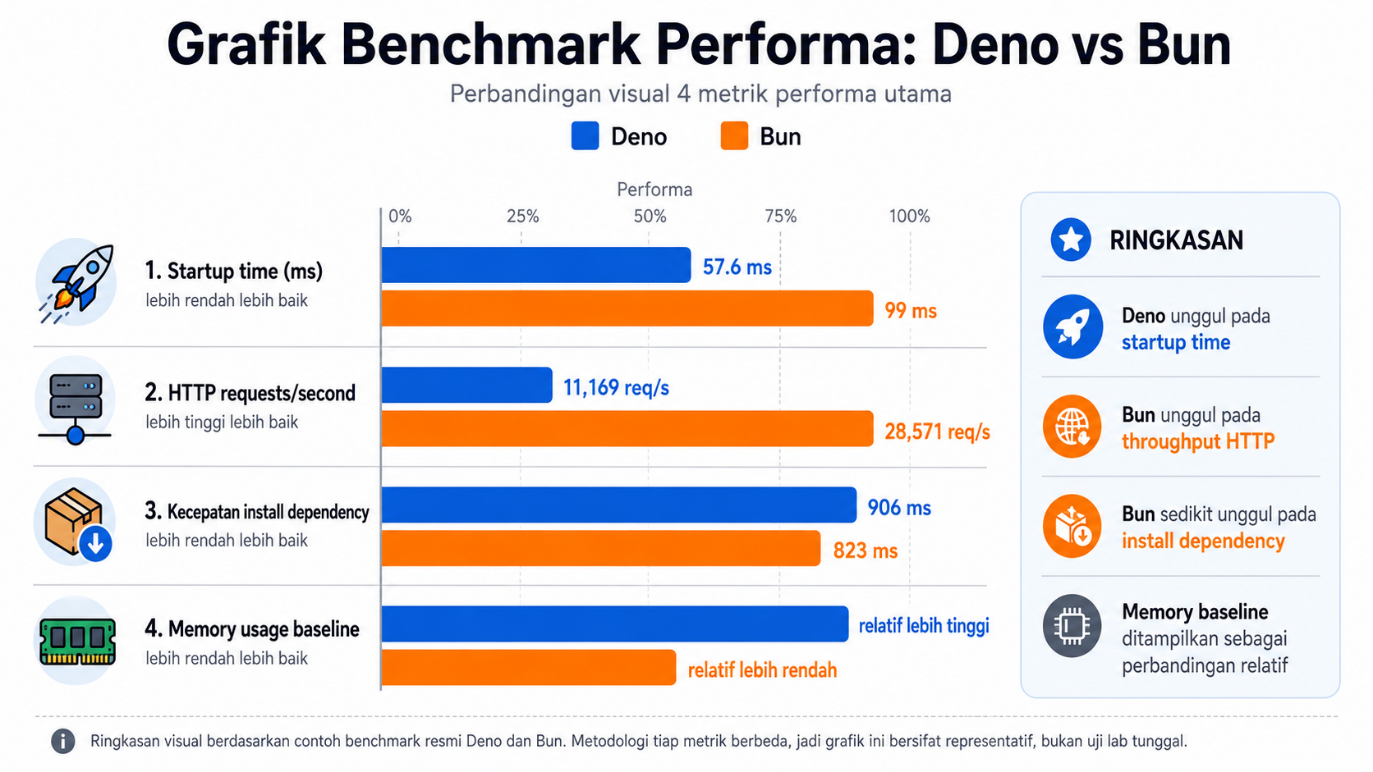 Deno vs Bun untuk Deploy Aplikasi Modern 2 Deno vs Bun untuk deploy aplikasi modern