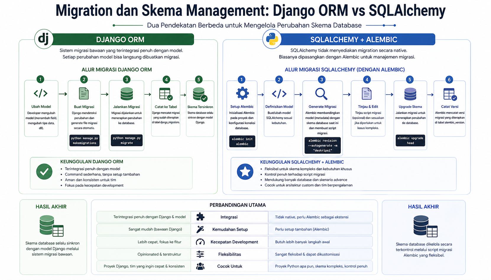 Django ORM vs SQLAlchemy: 7 Perbedaan ORM di Python 7 Django ORM vs SQLAlchemy: 7 Perbedaan ORM di Python 6