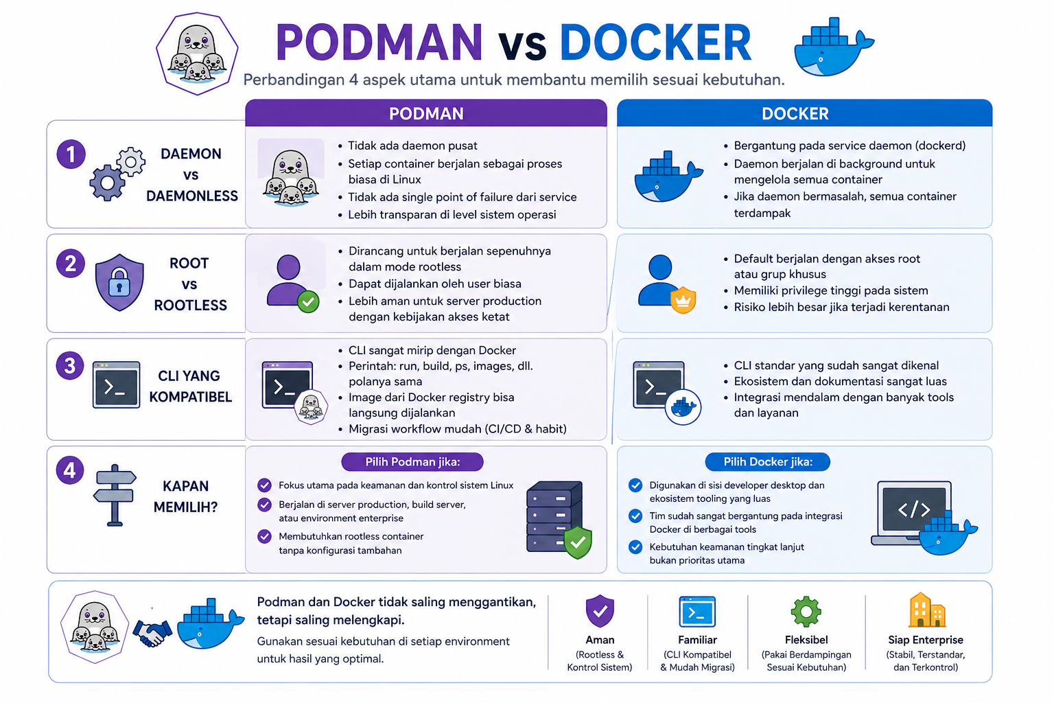 Apa Itu Podman? Cara Kerja & Alternatif Docker Tanpa Daemon 5 Apa Itu Podman? Cara Kerja & Alternatif Docker Tanpa Daemon 4