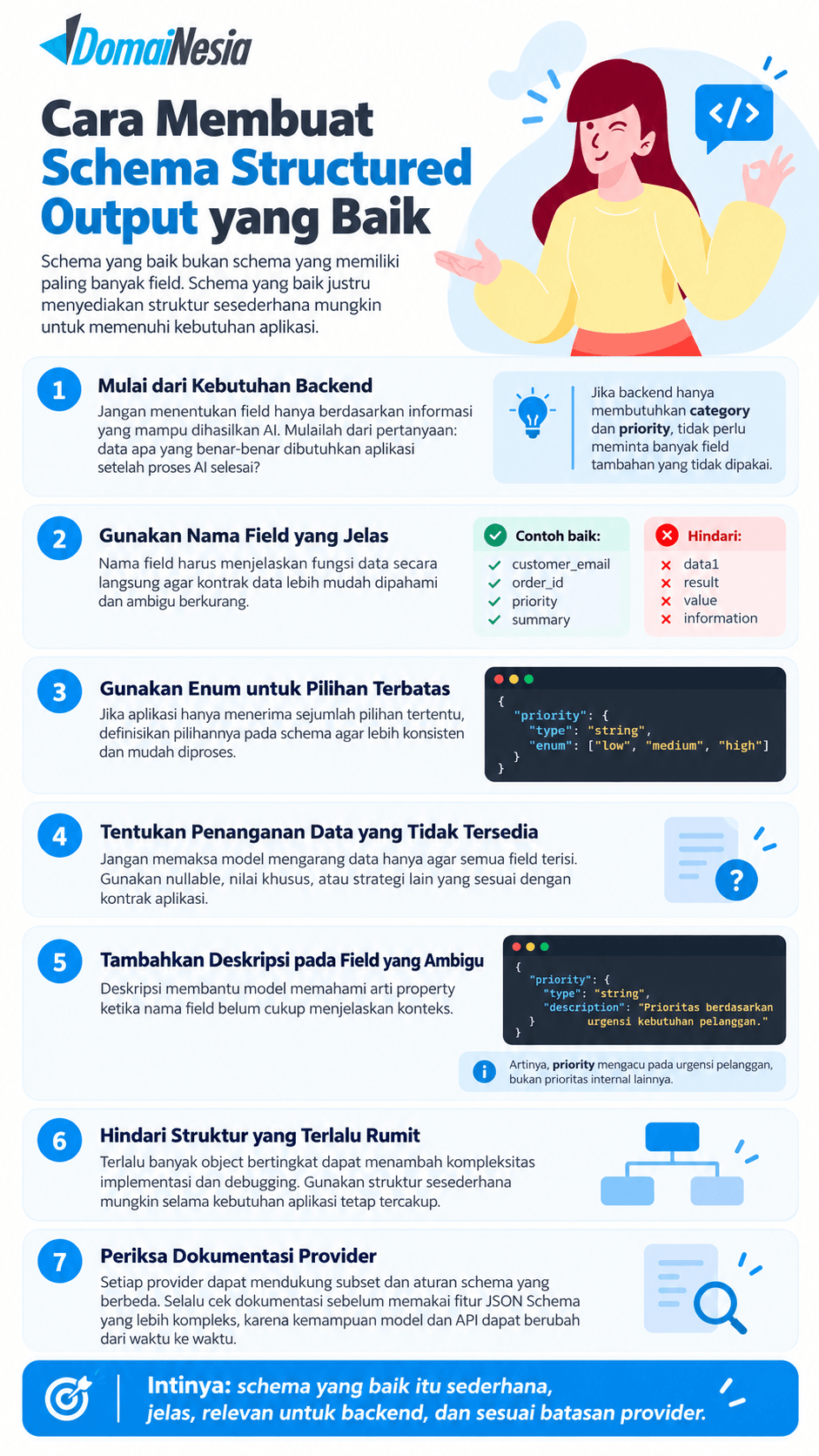 Structured Output AI: Cara Kerja, Schema, dan Contohnya 2 structured output AI