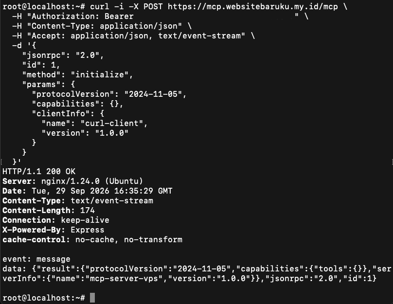 Cara Menjalankan MCP Server di VPS: Deployment, HTTPS, hingga Pengujian 10 cara menjalankan MCP server di VPS