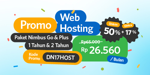 Rayakan Ulang Tahun DomaiNesia ke-17! Promo Domain Rp1.700 dan Diskon Hosting 7 Rayakan Ulang Tahun DomaiNesia ke-17! Promo Domain Rp1.700 dan Diskon Hosting 6